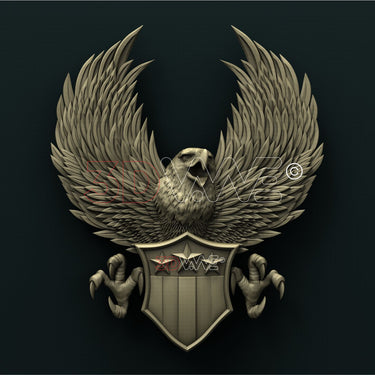 AMERICAN EAGLE 3D STL 3DWave